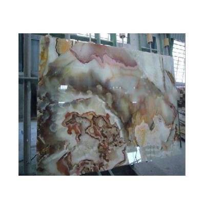 China Good Price Chinese Stone Agate Multicolor Types Onyx Marble Slab Panel Decoration Onyx for sale