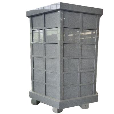 China Modern granite stone monument around Niche Columbarium for sale