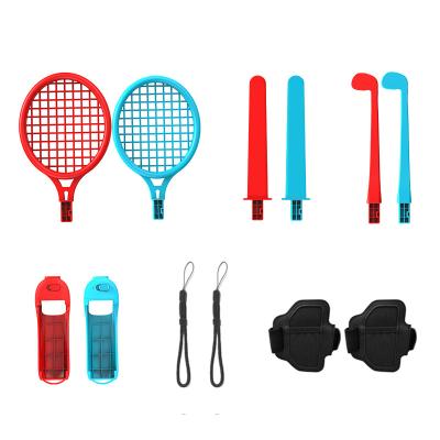 China Playing Game Switch Sports Accessories Bundle 12 in 1 Ping Pong Racket Golf Sports Game Kit For Nintendo Switch Game for sale