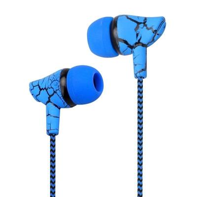 China New Mobile Phone T9 Earbuds Headset In-Ear Bass Slot Controlled Braided Wire Wire With Universal Wheat Music Music Earplugs for sale