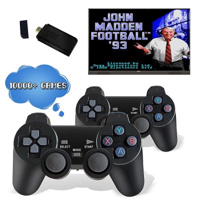 China Retro Support Multi Languages ​​Console Wireless Stick With Build-in 10000+ Play Plug Game Classic 4K Video Games With TV Band Emulators PS2 Controllers for sale