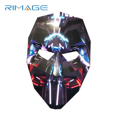 China Indoor DJ Booth 3d Video LED DJ Display Mask Irregular Club Screen for sale