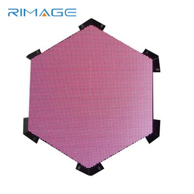 China Indoor Customized Hexagon Panel LED Display / LED Display Screen for sale