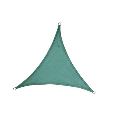 China Outdoor Beach Car Parking Area Door Cloth HDPE Triangle Triangle Sun Shade Sail for sale