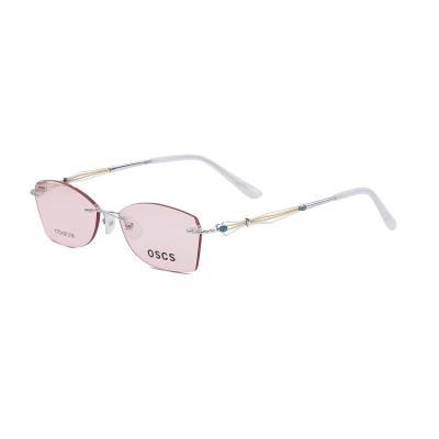 China Fashion Wholesale Buy New Fashion Double Prescription Titanium Brand Glasses Frames From China OEM Manufacturer for sale