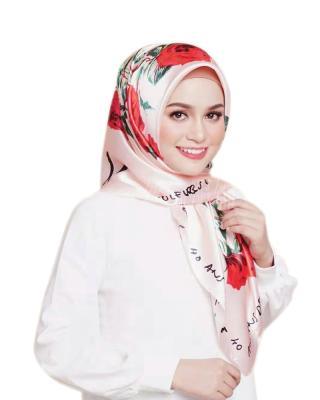 China Wholesale Chiffon Soft Floral Hijab Decoration Georgette Chiffon Comfortable Soft Printed Shawls for sale