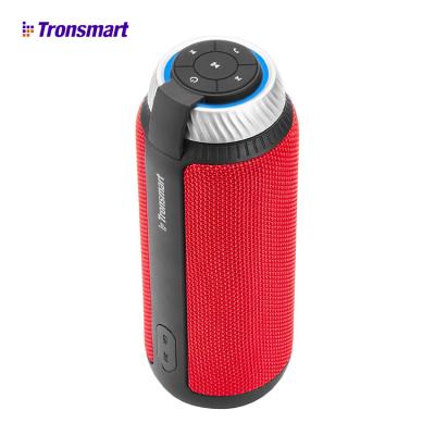 China Tronsmart No Element T6 25W BT Portable Karaoke Speaker with 360 Degree Stereo Sound and Built-in Bicycle Microphone-Red Speaker for sale