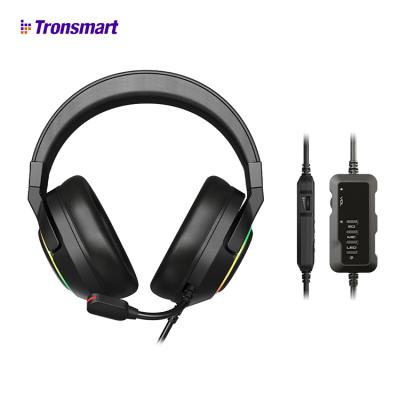 China Tronsmart Spark 7.1 Gaming Headset Virtual Original Game Earphone Standard USB Port with RGB Lighting and Sound Card for sale