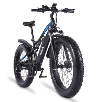 China 48V1000W aluminum alloy electric mountain bike 26 inch fat tire mountain bike for sale