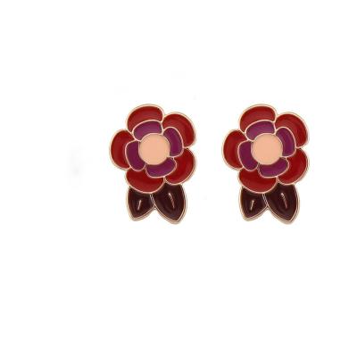 China SISSLIA high quality cheap factory fashion wholesale earrings party gifts flower stud earrings for sale