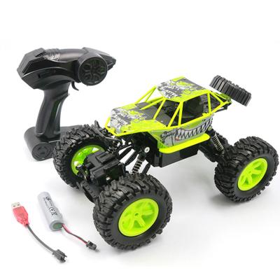 China Independent shock absorber Shantou New Kids Four-Wheel Remote Control Toys Vehicle Off Road Rock Crawler Led Headlight Rc Car With 1200mAh Battery for sale