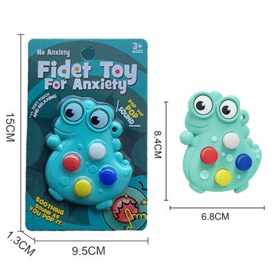 China Pop Bubble Sensory Fidget Toy Best Quality Kids Novelty Game Dinosaur Push Bubble Sensory Toys Squeeze Toys Stress Relief Toy Press Bubble Game For Baby for sale