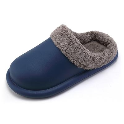 China New Winter Trend Fashion Eva Material Waterproof Men's Slippers Warm Home Slippers for sale