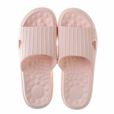 China New Eva Material Indoor Thick Soled Durable Non Slip Women's Slippers Massage Soft Soled Men's Bathroom Slippers for sale