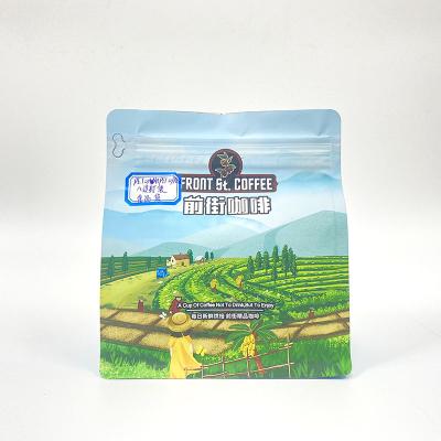 China High Barrier Customized Logo Printing With Zipper [Pocket Bag Coffee Bag Stand Up Pouch Bag for sale