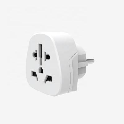 China 2 Pin Europe Plug Universal Europe UK USA Australia Japan Socket Outlet To Europe 10A Plug Adapter Socket Adapter Socket for sale