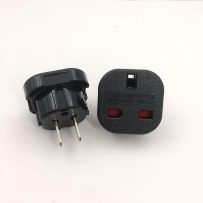 China Commercial Brand New High Quality Portable 100-240V UK to US/AU Plug Adapter Plug 2 to 1 UK to US/AU Adapter for sale