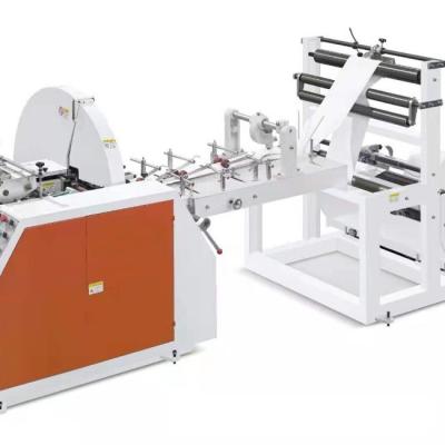 China Adjustable Roll Feeding Common V Bottom Paper Bag Machine With Tracking for sale