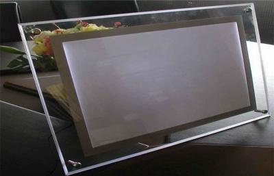 China A0 Slim Backlit Acrylic Led Light Box Indoor Advertising Signboard for sale