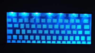 China Staubdichte rote/blaue LED-Laptop-Hintergrundbeleuchtungs-Tastaturen 5.4mm, DC 36V zu verkaufen