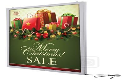 China Magnetic Double Sided 3528 Smd LED Light Boxes , Crystal Led Advertisement Display for sale