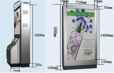 China 3mm Energy Saving A3 Acrylic LED Waterproof Light Box , Multi Colors Advertising Display for sale