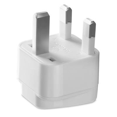 China Commercial UK To EU Euro European Plug/UK Adapter White Travel Adapter for sale