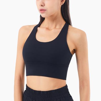 China Wholesale Breathable Training Clothes Womens Athleisure Sports Strappy Bra for sale