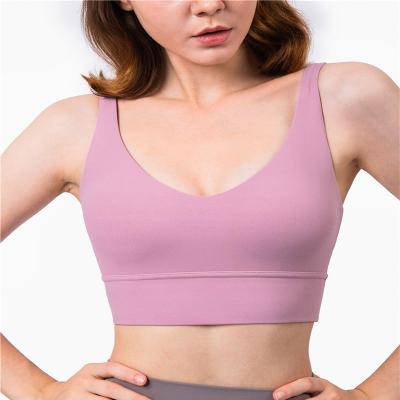 China Comfortable And Breathable Women Sportswear Formfitting Fitness Push Up Sports Bra for sale