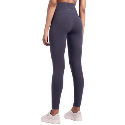 China Breathable latest solid color women's seamless leggings with new currents for sale