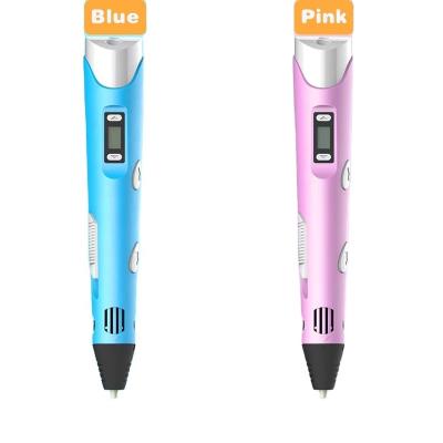 China Hotels low temperature 3D pen, the first choice of PCL consumables with 2 meters 3 colors a total of 6 meters security 3d printing pen for sale