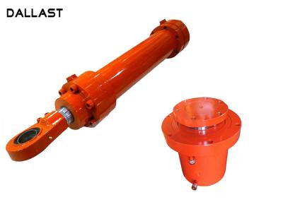 China GS Flange Hydraulic Cylinder , Double Acting Hydraulic Ram Custom Chrome for sale