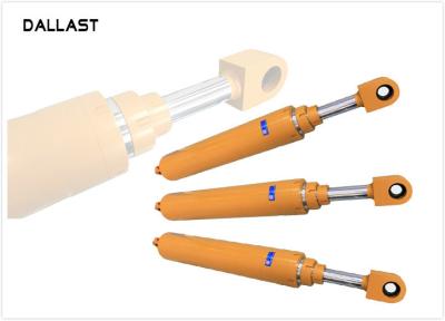 China Elevación telescópica de efecto simple del ariete hydráulico del vehículo industrial soldada con autógena en venta