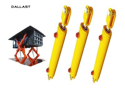 China 6 Inch Hydraulic Lift Cylinder Hoist Piston Type , Double Acting Telescopic Cylinder for sale