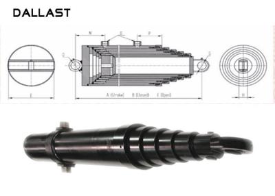 China Telescoping Hydraulic Multi Stage Hydraulic Ram Cylinder for Agricultural Vehicles for sale