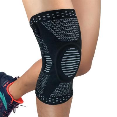 China Basketball/Volleyball Knee Pads Comfortable Breathable Compression Knee Support Sleeve Elastic Brace For Suite Fitness Gym for sale