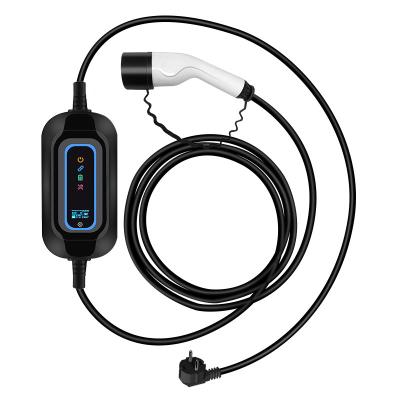 China Portable Electric Car Charger 16A Connection Temperature Detection for Tesla Model S for sale