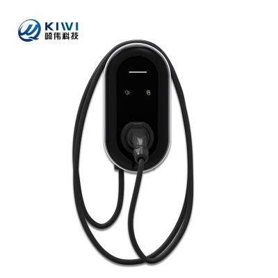 China GBT Socket 1 Phase AC Level 2 EV Charging Station with 7KW Output and Voltage Monitoring for sale