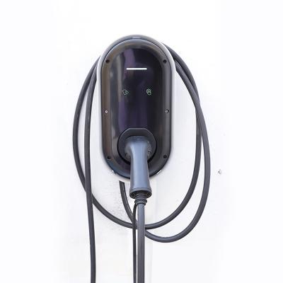 China Muurmontage 7 kW hybride auto type 1 Ev laadstation met stekkerdraadlengte Te koop