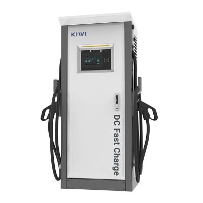 China 120kw 3 fase elektrische auto kracht snellaadstation Chademo CCS1 CCS Type 2 Fast DC EV Charger Te koop