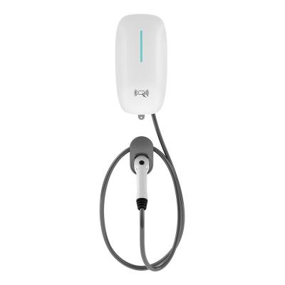 China 7kw 11kw 22kw AC EV Carregador Fabricantes Pistola de carregamento montada na parede em pilha para estação de veículos elétricos comerciais à venda