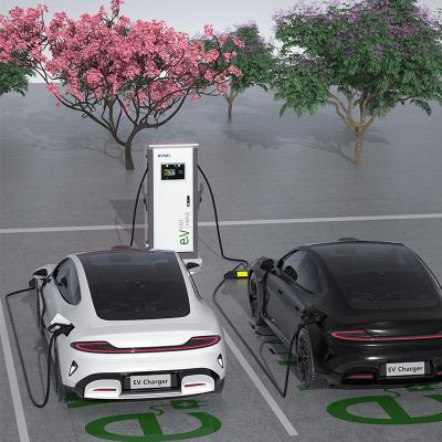 China OEM Factory 60kw 120kw 150kw CCS2 Dual Guns Intelligent Pile DC Fast Charger EV Charging Station Te koop