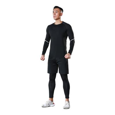 China Breathable Fitness Clothes Outdoor Running T Shirt Long Sleeve T-Shirt Custom Sportswear Men Outdoor Running T-Shirt for sale