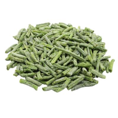 China Dried vacuum fried green bean chips as a snack for sale