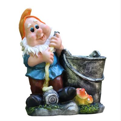 China Global outdoor garden yard decoration resin handwork ornaments for planting green plants succulents creative dwarf flower pots for sale