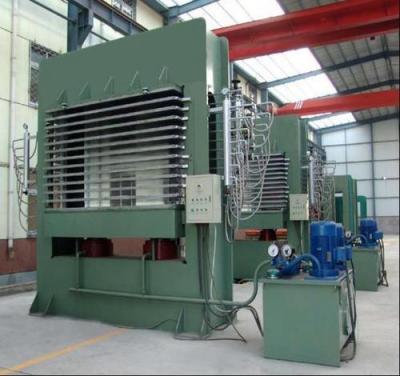 China High efficiency Plywood hot press machine with durable cylinders and plate for sale