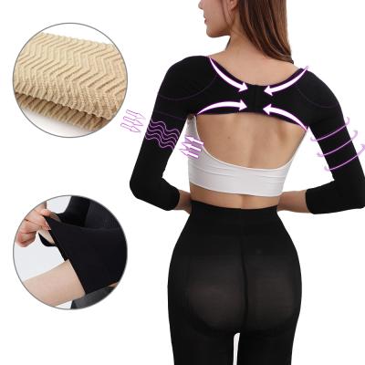 China Shoulder Trainer Breathable Full Sleeve Breathable Compression Upper Post Surgery Operation Recovery Slimming Arm Shaper for sale