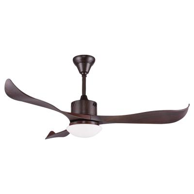 China Energy Saving Decoration Living Room Bedroom DC Motor Energy Saving Ceiling Fan With LED Light for sale