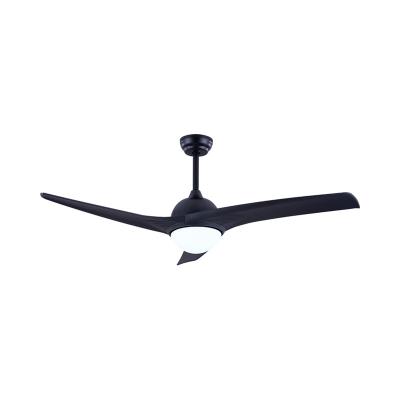 China Modern popular product 52 inch remote control plastic blade indoor ceiling fan with light for sale