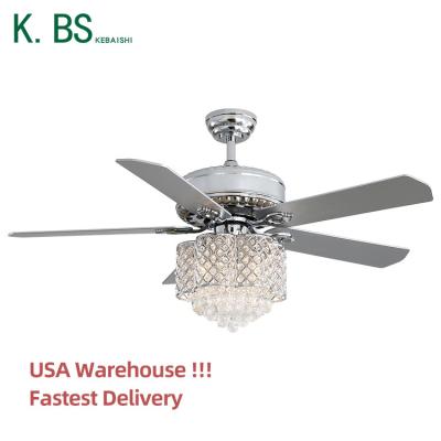 China Decorative Indoor Industrial Led Air Fan Low Power Consumption Plywood 52Inch Ceiling Fan With Light for sale